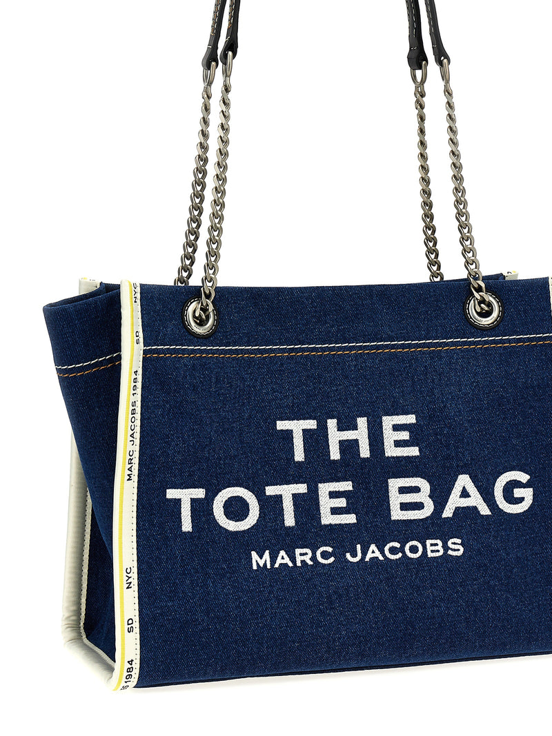 Marc Jacobs The Denim Chain Medium Tote Shoulder Bag | Urbalenti™ NYC