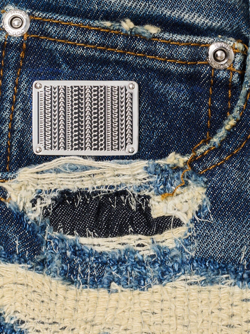 Marc Jacobs The Rip And Repair Straight Jean Jeans | Urbalen... | Urbalenti™ NYC