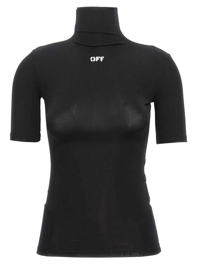 Off White Off White Off Stamp Logo Stencil T-shirt