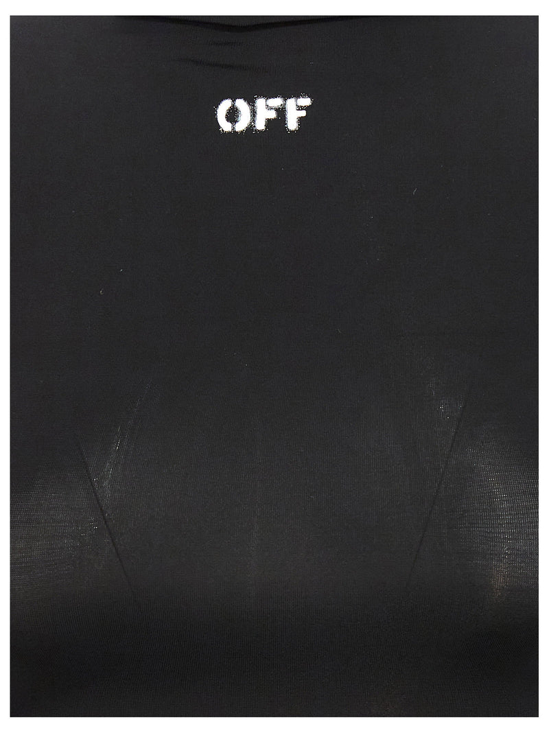 Off White Off White Off Stamp Logo Stencil T-shirt