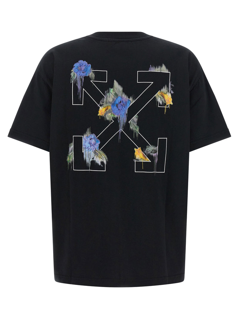 Off White Off White Arrow Out Flower T-shirt