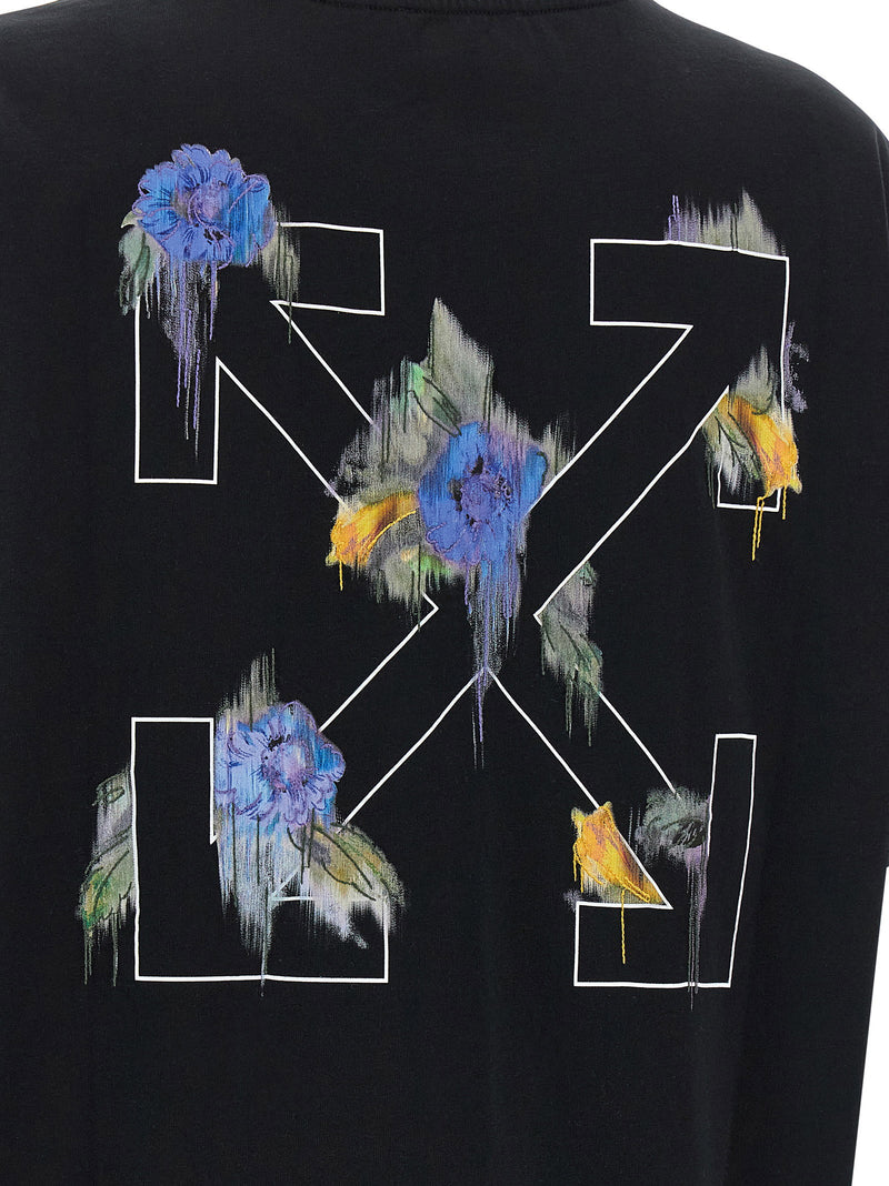 Off White Off White Arrow Out Flower T-shirt