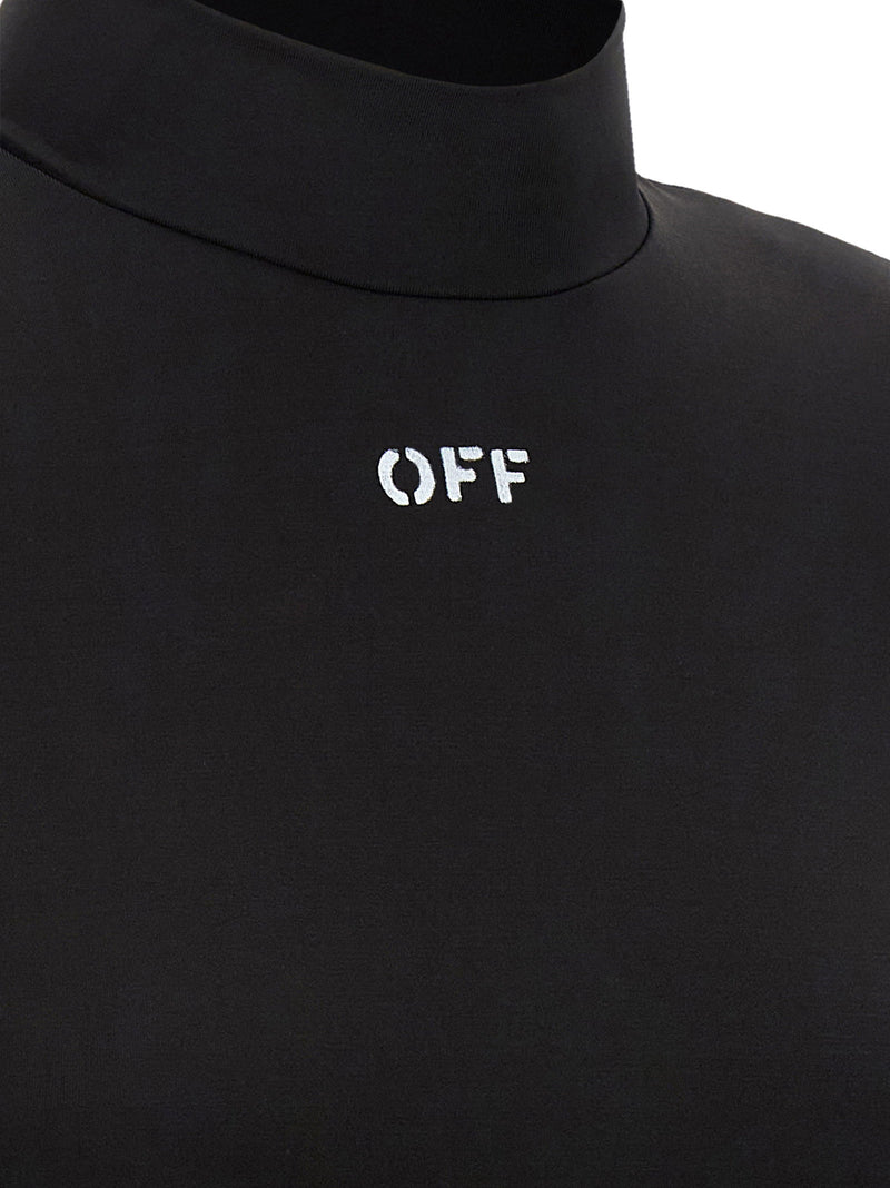 Off White Off White Off Stamp Crop Top