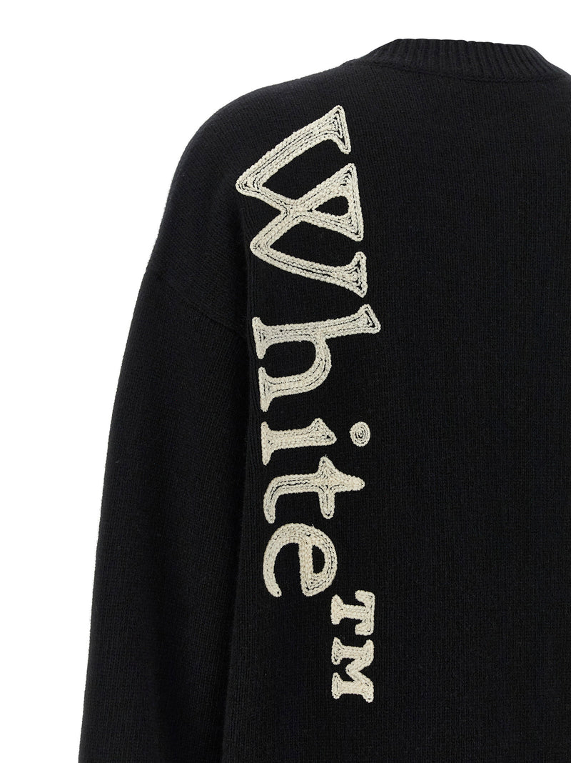 Off White Off White Vertical Bookish Sweater