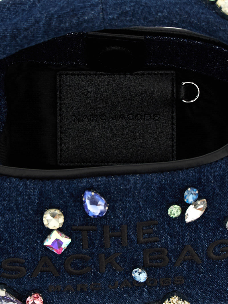Marc Jacobs The Gem Denim Mini Sack Handbag | Urbalenti™ NYC