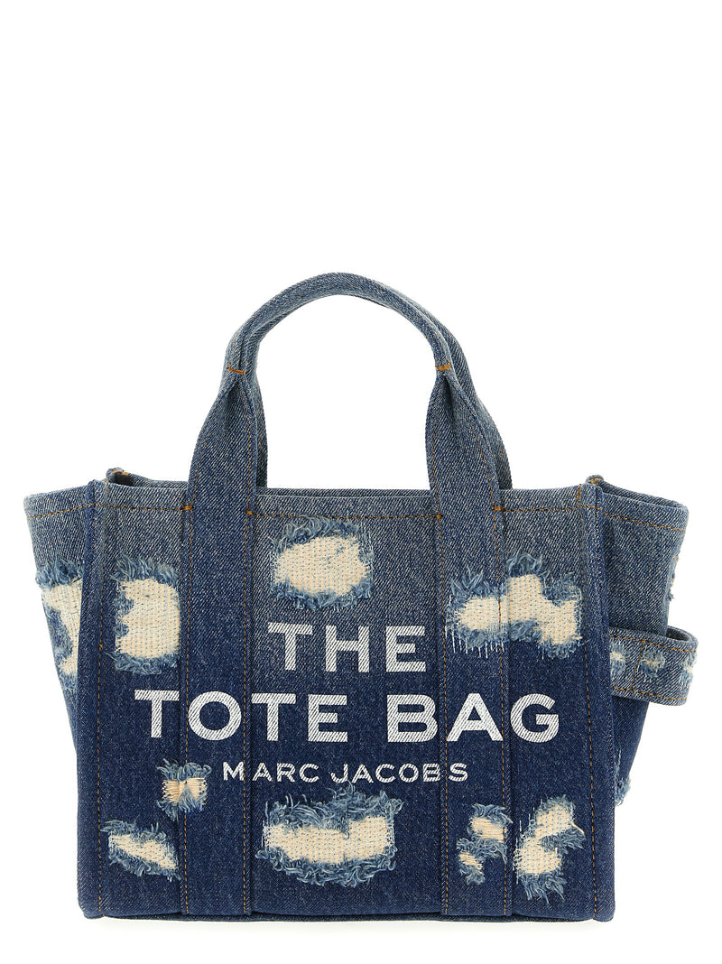 Marc Jacobs Marc Jacobs The Rip And Repair Denim Small Tote Shopping Bag