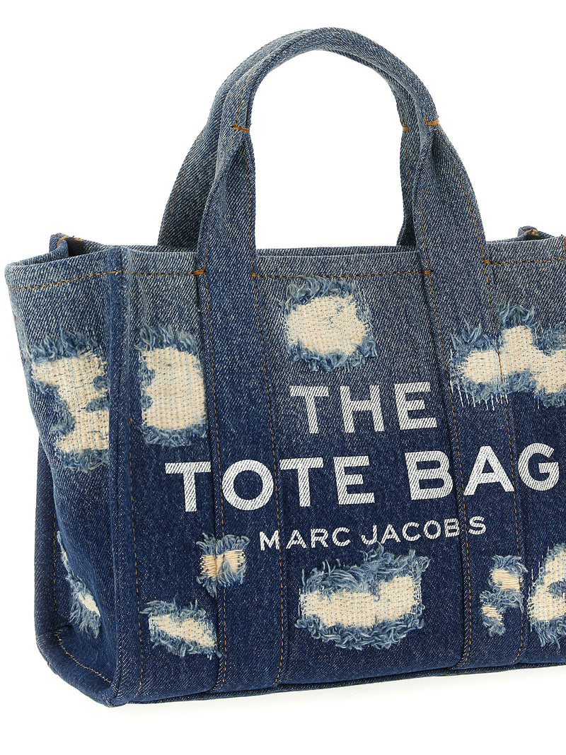 Marc Jacobs Marc Jacobs The Rip And Repair Denim Small Tote Shopping Bag