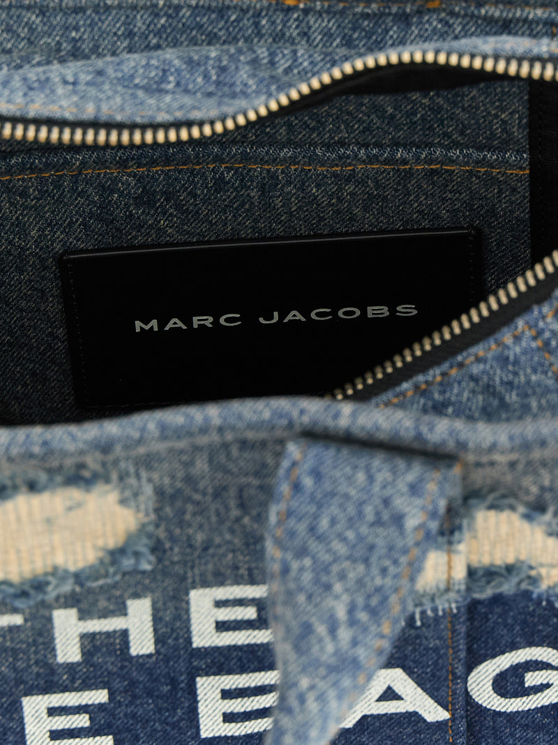 Marc Jacobs Marc Jacobs The Rip And Repair Denim Small Tote Shopping Bag