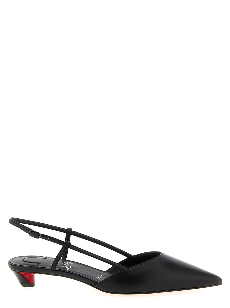 Christian Louboutin Miss Z Slingback - Red Leather - Style 75B439 | Urba... | Urbalenti™ NYC