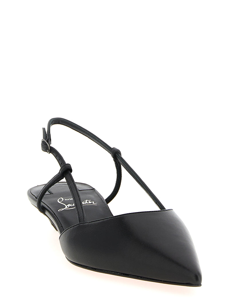 Christian Louboutin Miss Z Slingback - Red Leather - Style 75B439 | Urba... | Urbalenti™ NYC