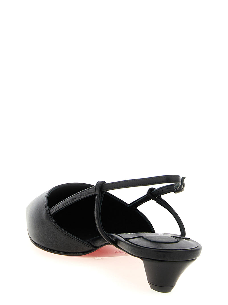 Christian Louboutin Miss Z Slingback - Red Leather - Style 75B439 | Urba... | Urbalenti™ NYC