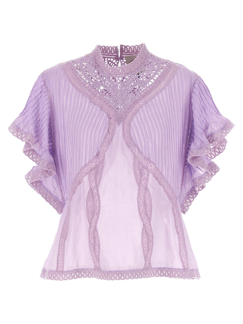 Farm Rio Openwork Detail Blouse