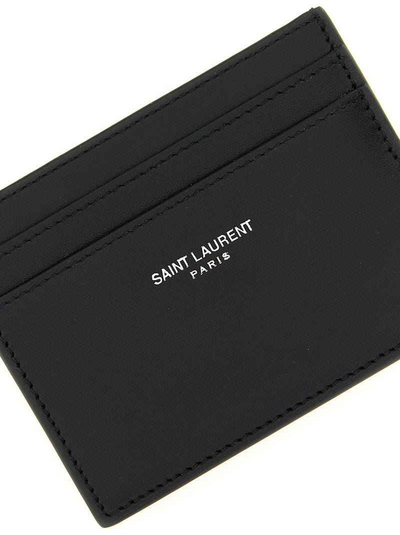 Saint Laurent Logo Card Holder | Urbalenti™ NYC