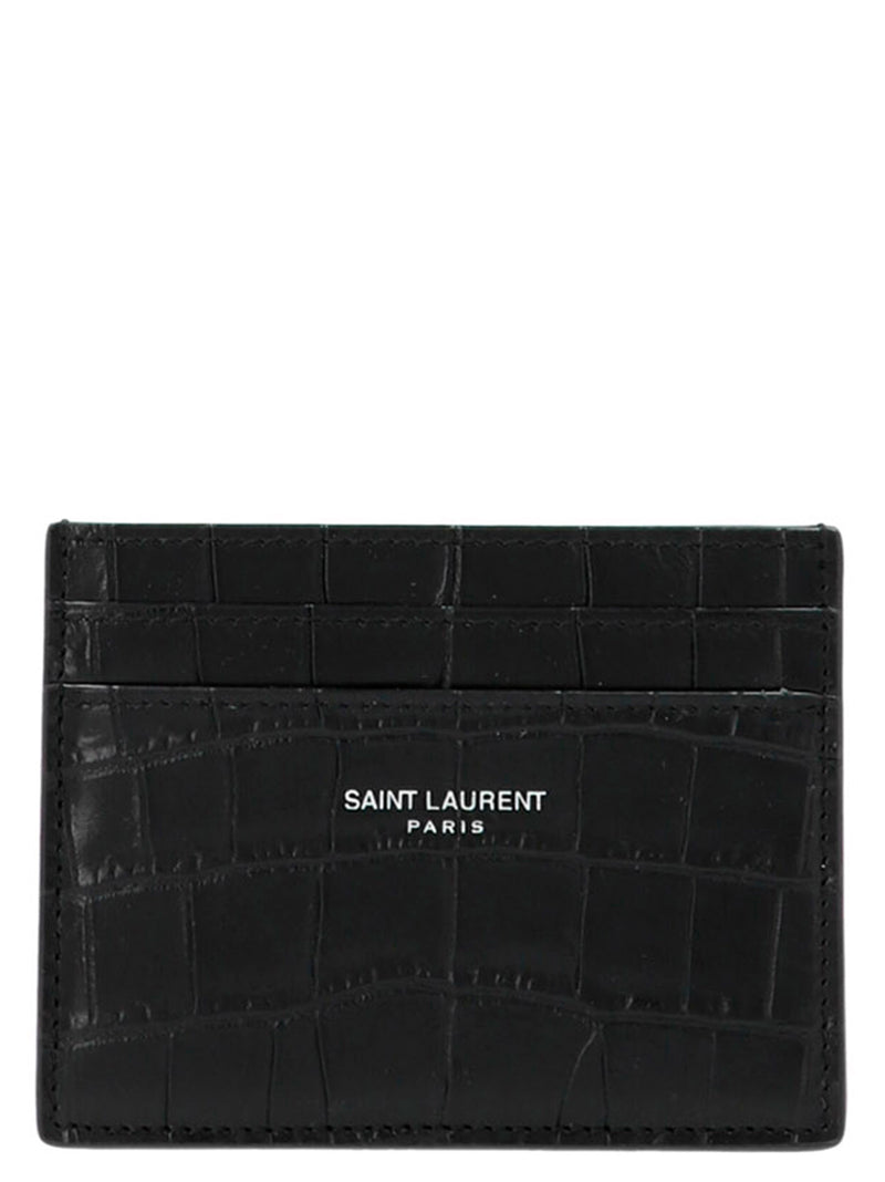 Saint Laurent Saint Laurent Logo Card Holder