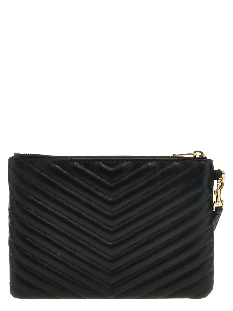Saint Laurent Cassandre Clutch - Leather Front Logo | Urbalenti | Urbale... | Urbalenti™ NYC