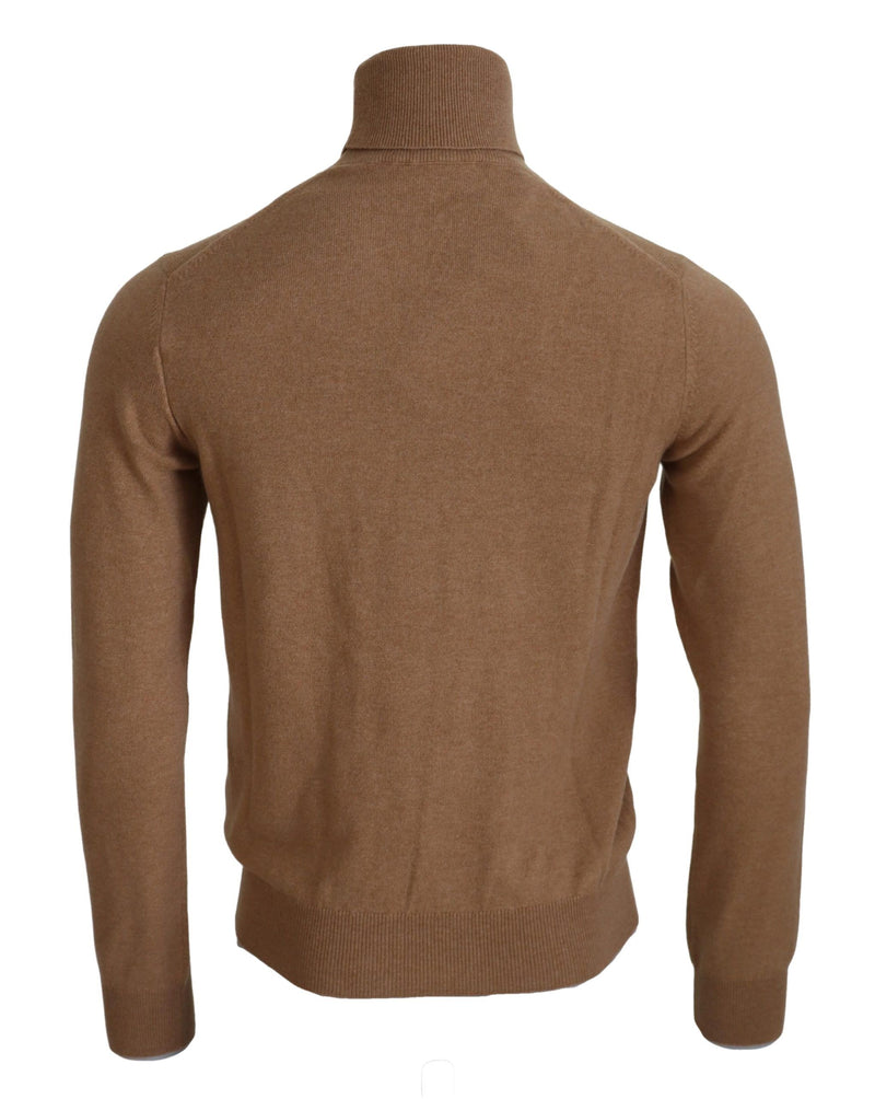 Maglione dolcevita Dolce & Gabbana beige in cashmere