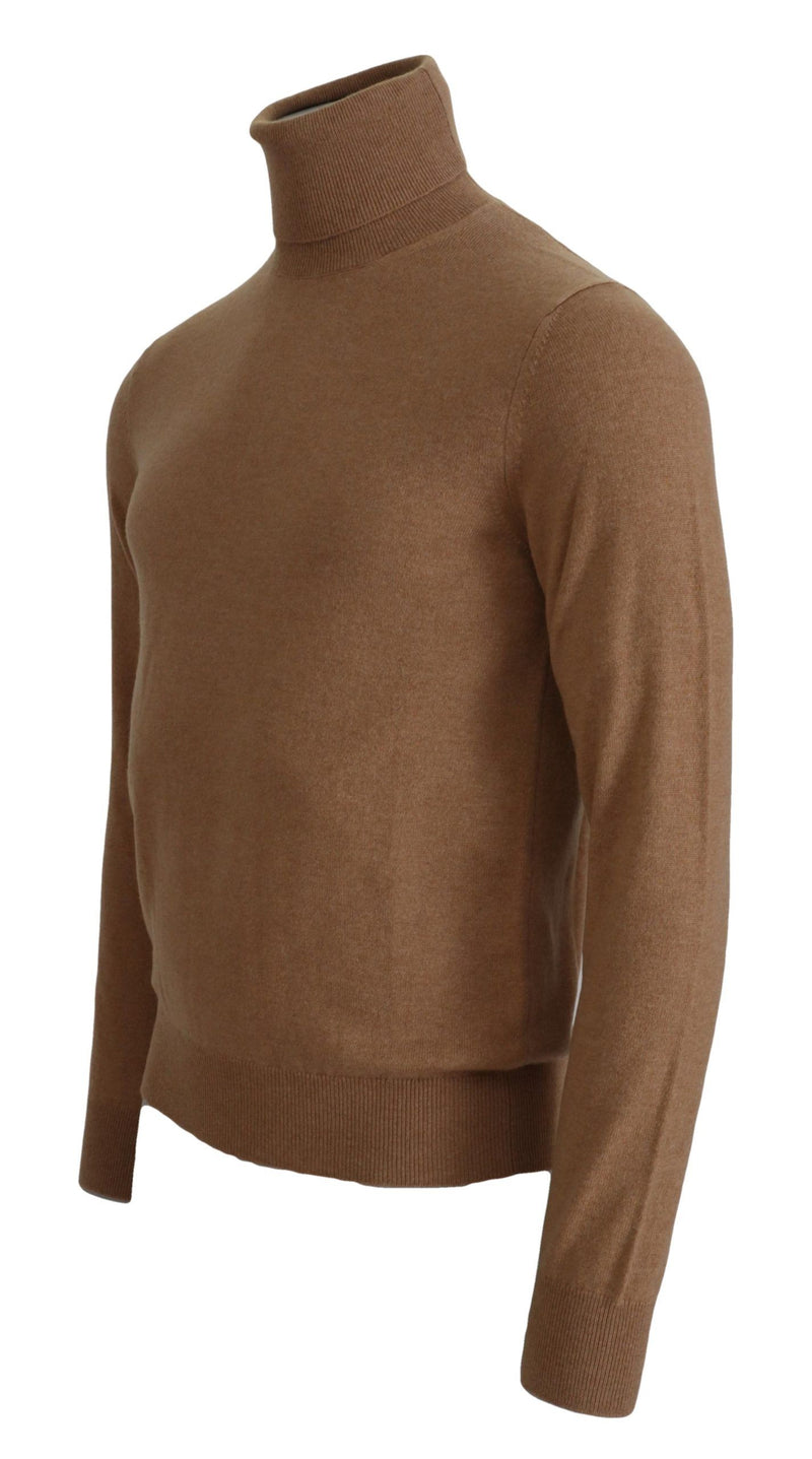 Maglione dolcevita Dolce & Gabbana beige in cashmere
