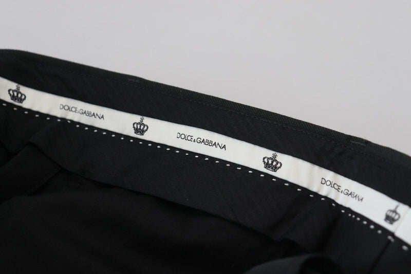 Pantalón de algodón negro a rayas para hombre de Dolce & Gabbana