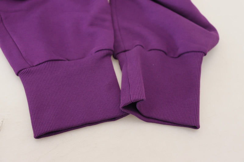 Pantaloni da jogging cargo Dolce & Gabbana in cotone viola