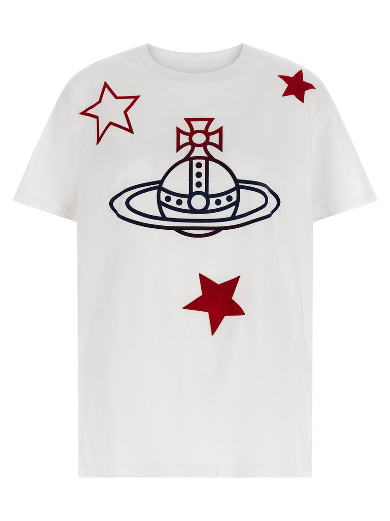 Vivienne Westwood Vivienne Westwood Orb And Stars Classic T-shirt