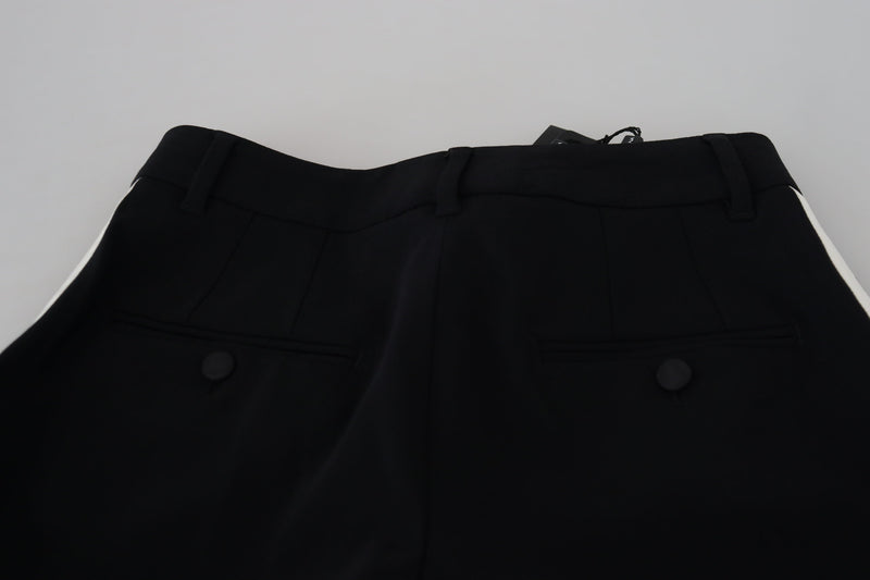 Dolce & Gabbana Pantaloni neri da donna a vita alta