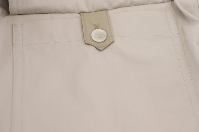 Calça cargo feminina de algodão bege Dolce & Gabbana