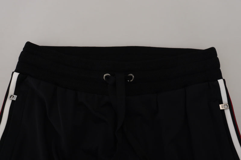 Pantalon de jogging noir pour homme à imprimé DG, Dolce & Gabbana