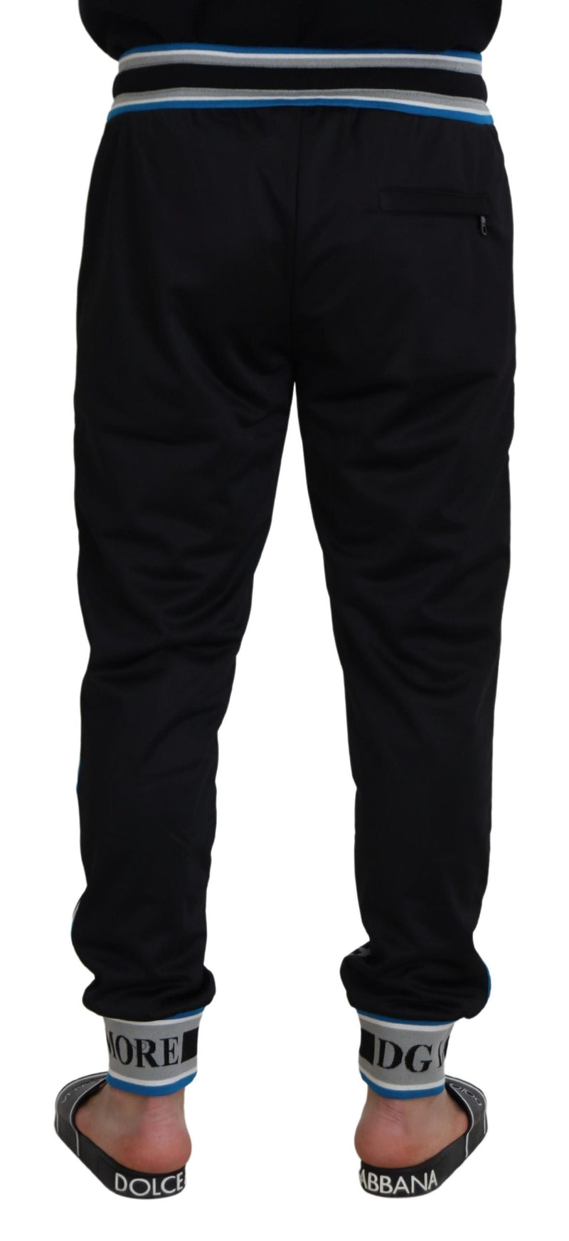 Pantalon de jogging multicolore pour homme à imprimé léopard DG King, Dolce & Gabbana