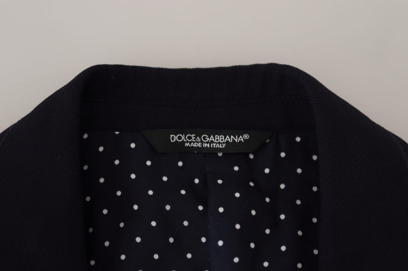 Blazer formal Taormina Dolce & Gabbana de lã azul