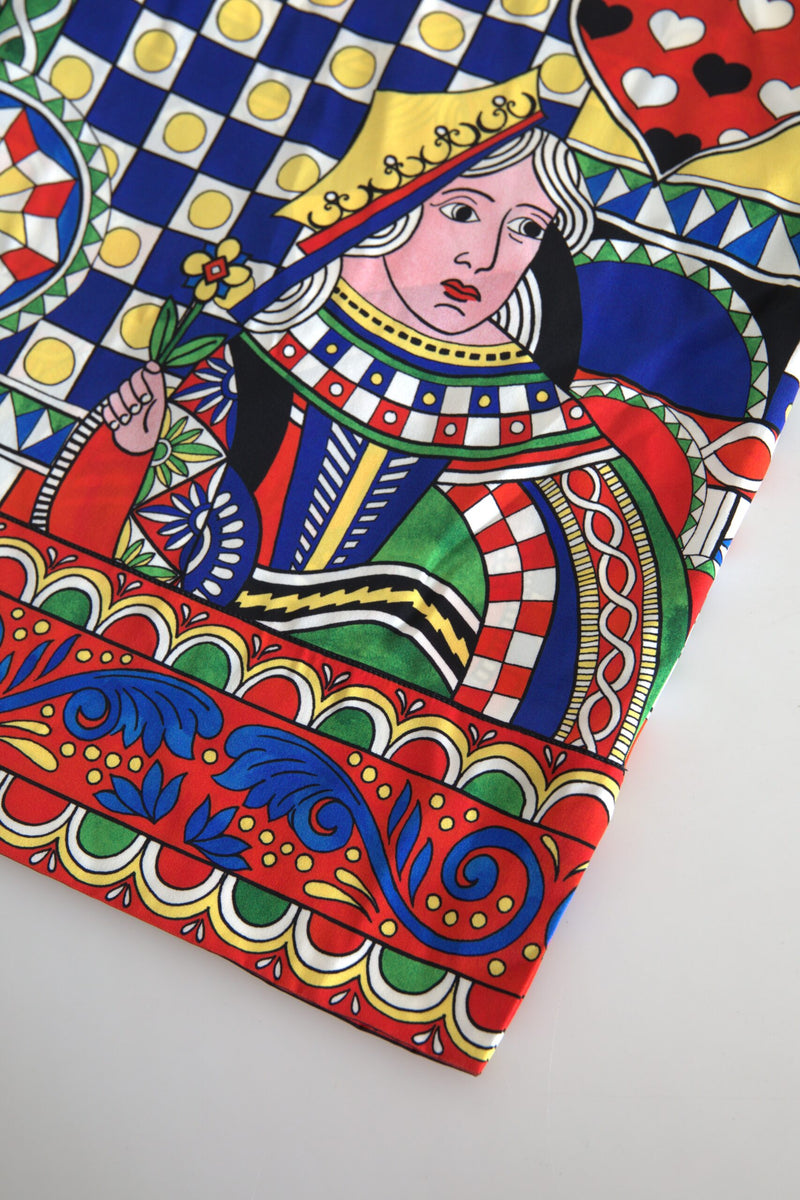 Blusa de manga larga con estampado multicolor de Dolce & Gabbana
