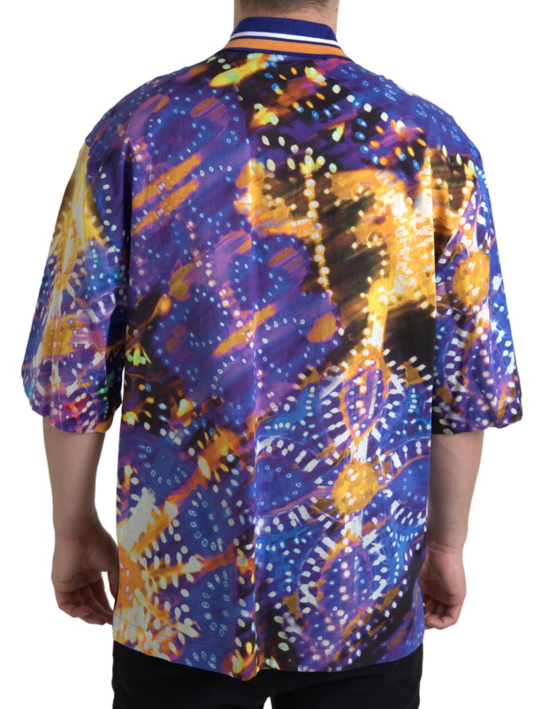 Polo de algodón para hombre con estampado Luminaire de Dolce & Gabbana