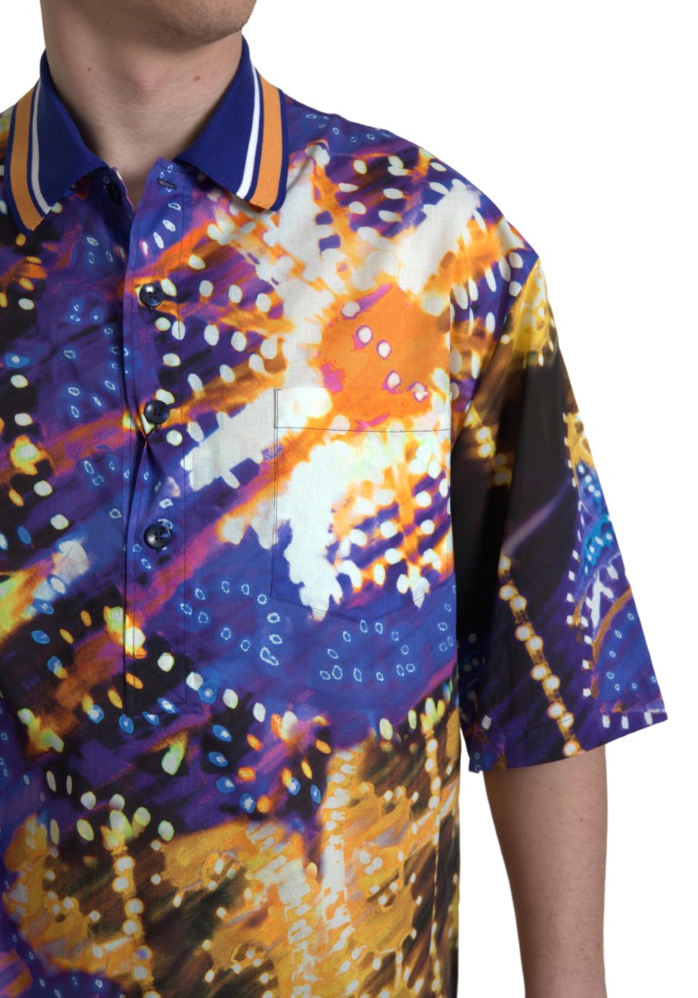 Polo de algodón para hombre con estampado Luminaire de Dolce & Gabbana