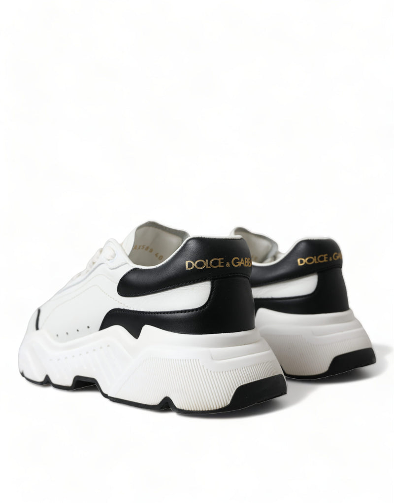 Baskets basses Daymaster blanches et noires Dolce & Gabbana