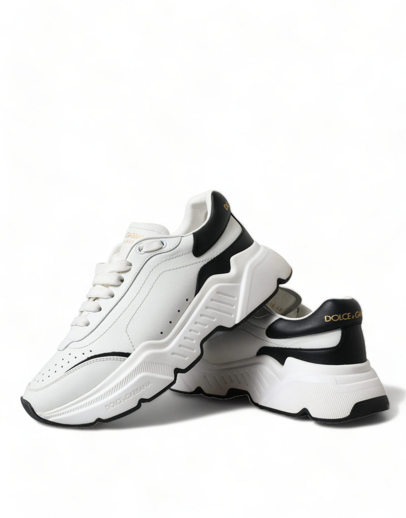 Baskets basses Daymaster blanches et noires Dolce & Gabbana