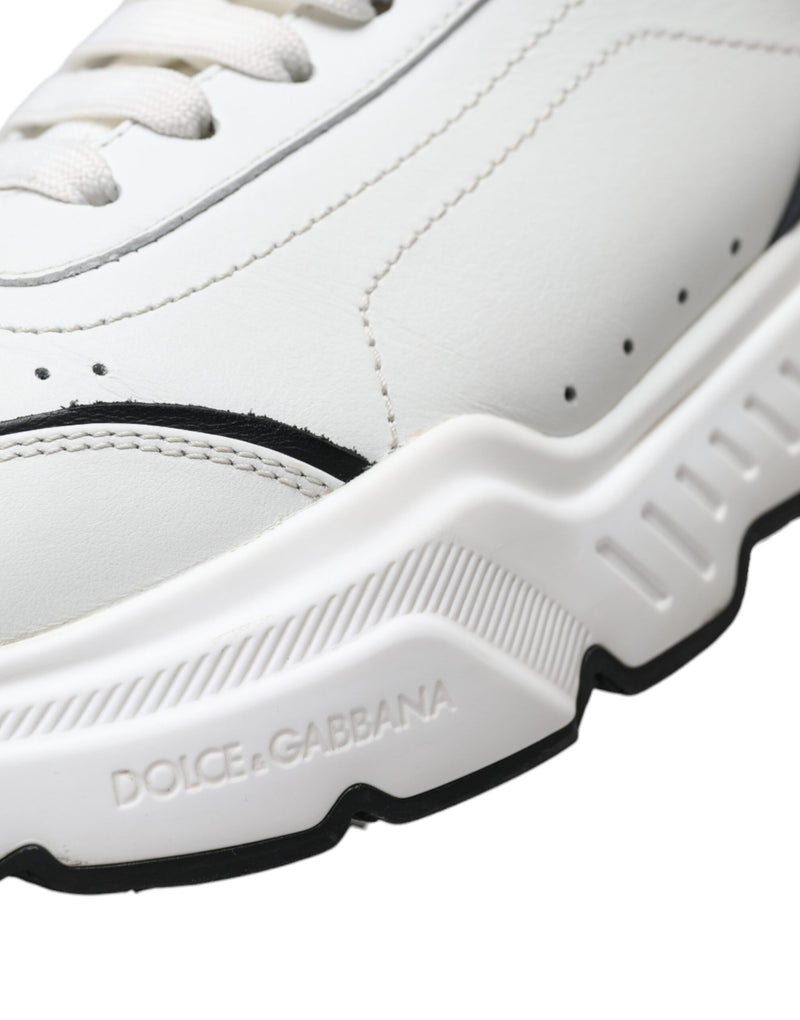 Baskets basses Daymaster blanches et noires Dolce & Gabbana