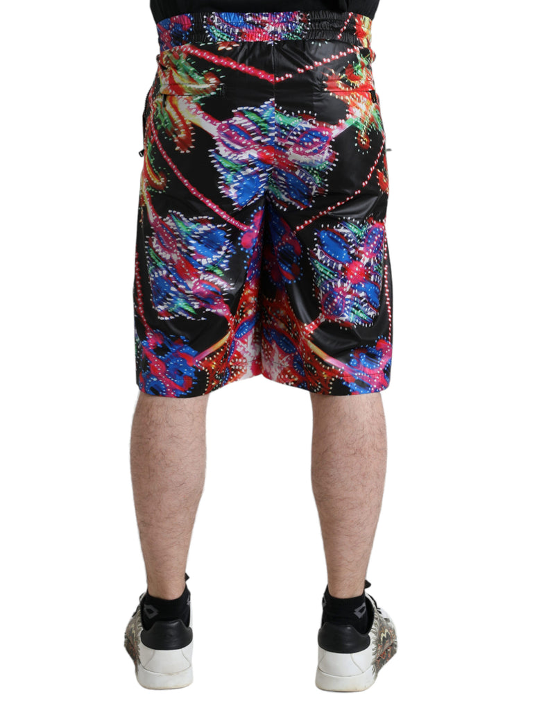 Bermudas para hombre multicolor con estampado Luminarie Dolce & Gabbana