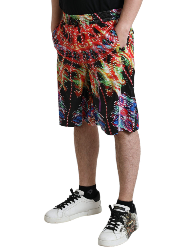 Bermudas para hombre multicolor con estampado Luminarie Dolce & Gabbana