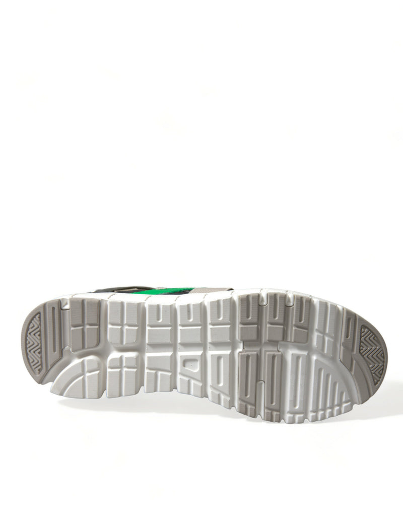 Dolce & Gabbana Sneakers basse multicolore in pelle scamosciata