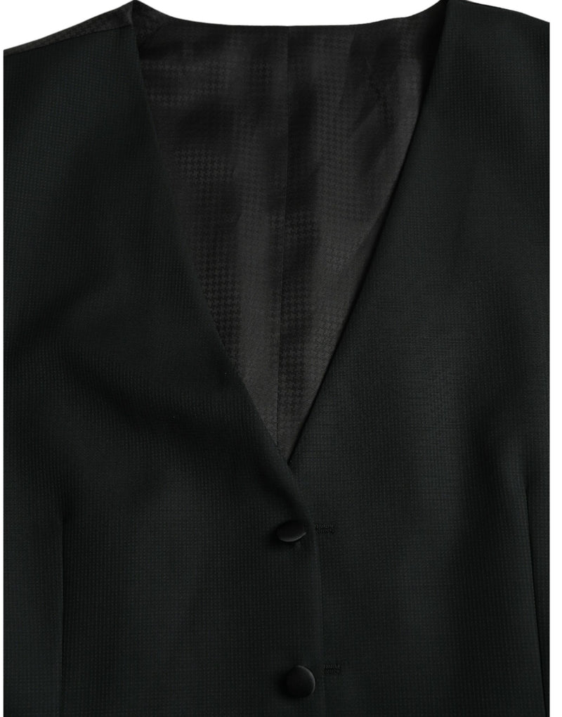 Colete formal de lã preto Dolce & Gabbana