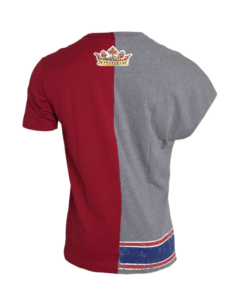 T-shirt à manches courtes Dolce & Gabbana à motif graphique multicolore
