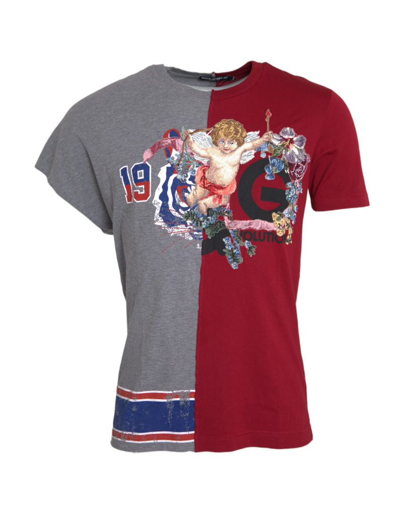 T-shirt à manches courtes Dolce & Gabbana à motif graphique multicolore