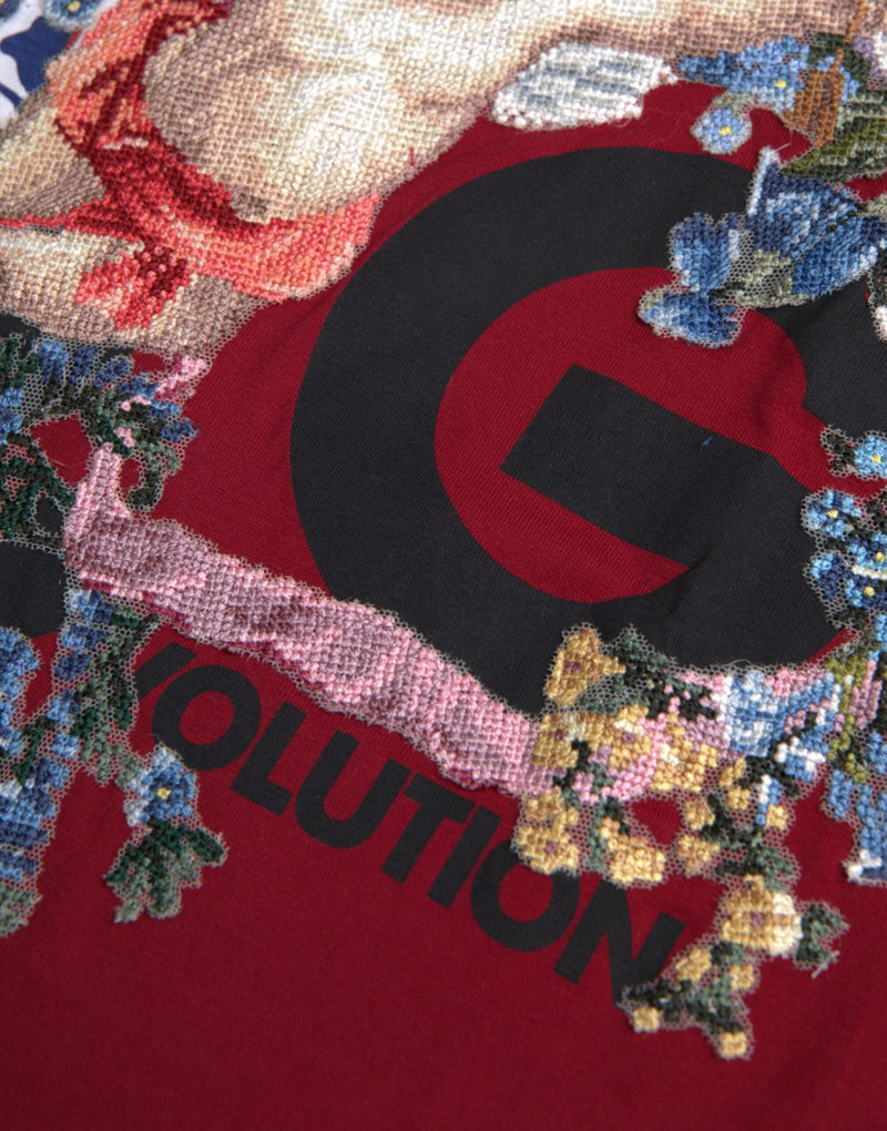 T-shirt à manches courtes Dolce & Gabbana à motif graphique multicolore