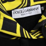 Moletom preto Dolce & Gabbana de algodão com capuz e logo