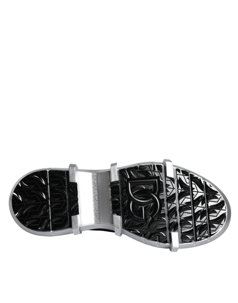 Sneakers alte Galileo in nylon nero Dolce & Gabbana