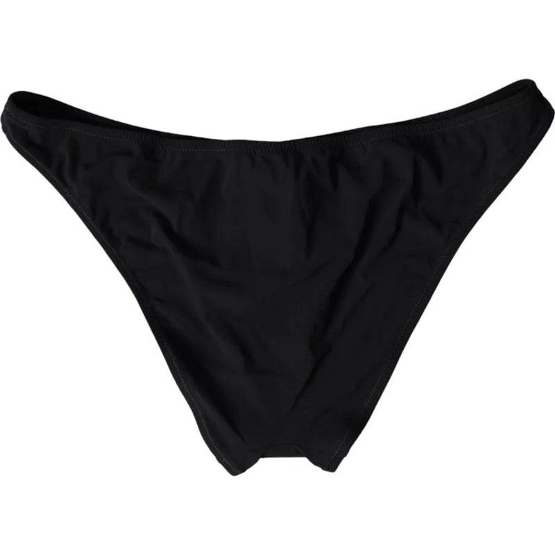 Bas de bikini en nylon noir Dolce & Gabbana