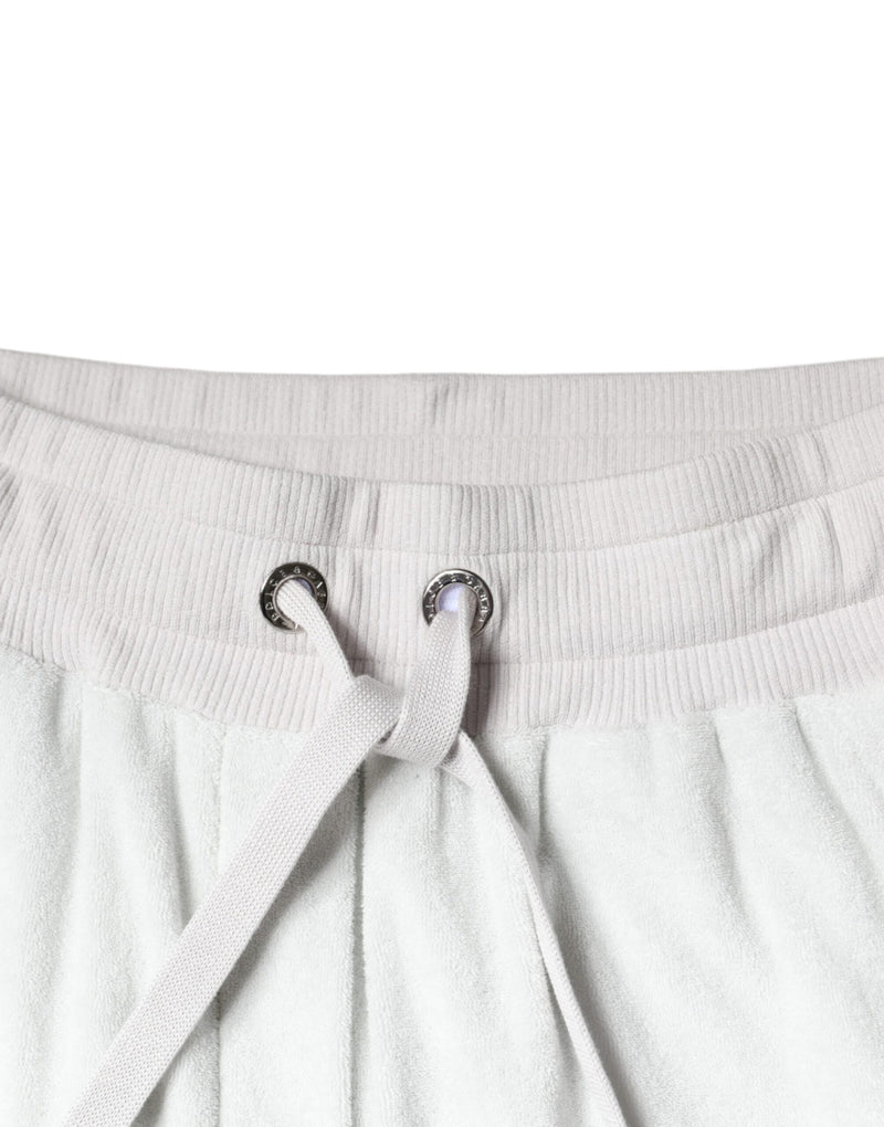 Pantalon de jogging en nylon blanc Dolce & Gabbana