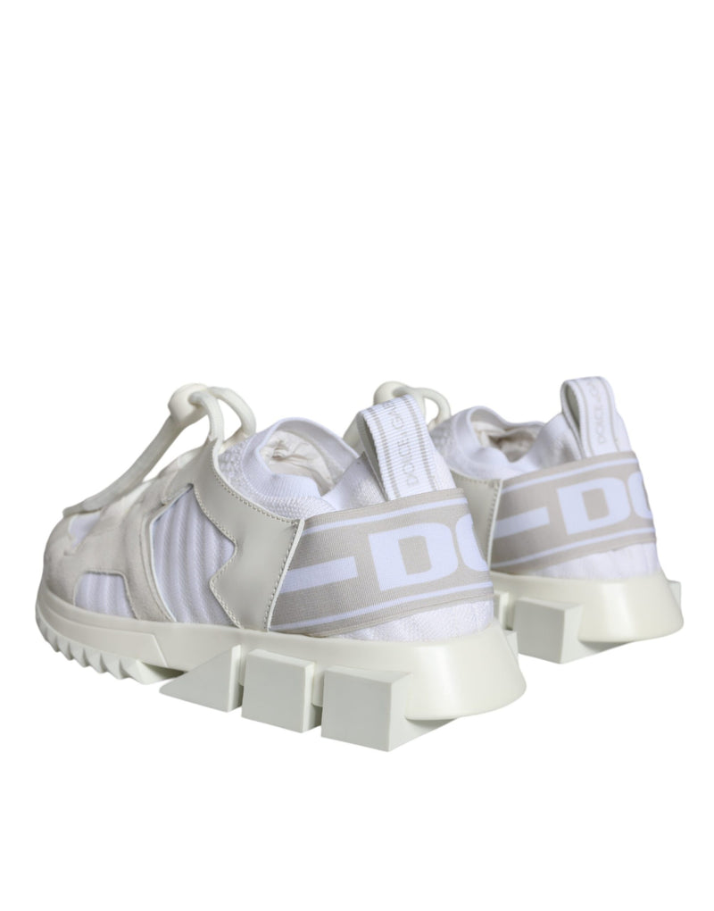Sneakers de trekking Dolce & Gabbana Sorrento en mesh blanc