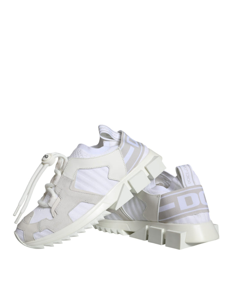 Sneakers de trekking Dolce & Gabbana Sorrento en mesh blanc