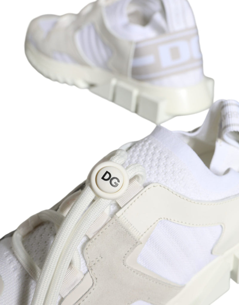 Sneakers de trekking Dolce & Gabbana Sorrento en mesh blanc