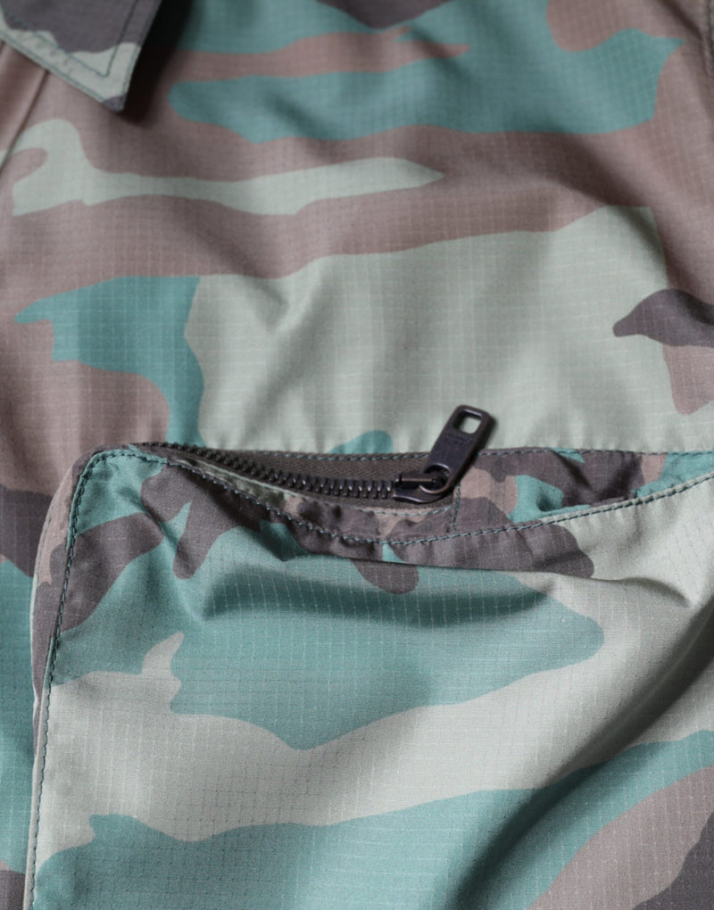 Chemise à boutons Dolce & Gabbana multicolore à motif camouflage